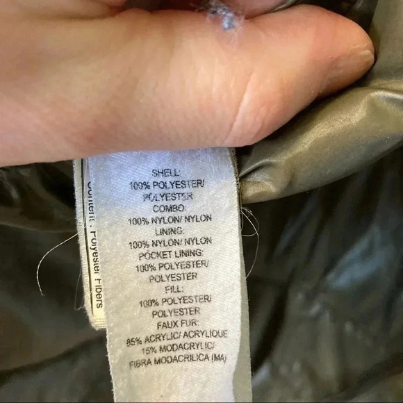 Derek Lam 10 Crossby army green faux fur hooded jacket - Picture 8 of 13